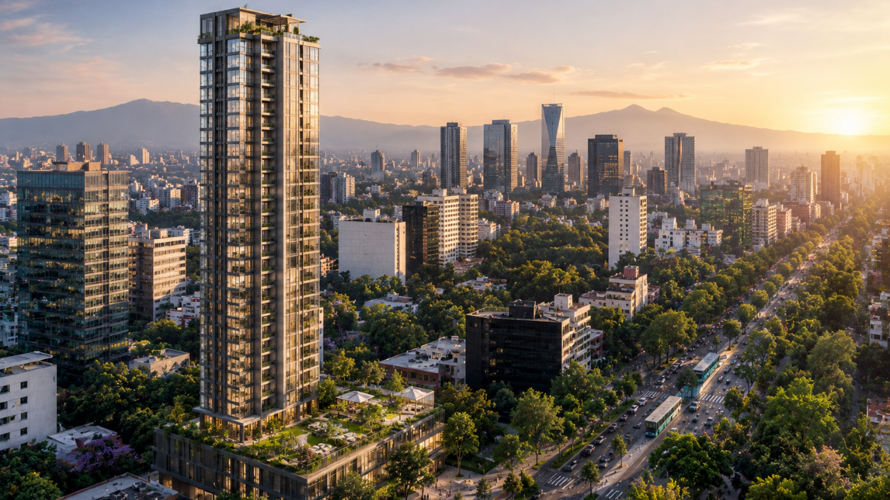 Vivienda vertical: ubicación, servicios y planeación,  claves para un mejor hábitat en CDMXUniversity Tower